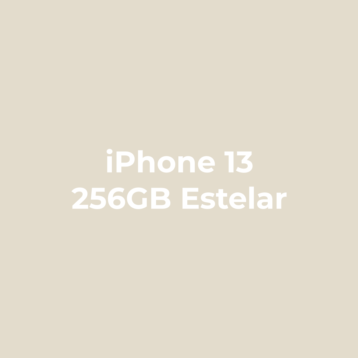 iPhone 13 256GB Recondicionado - Estelar