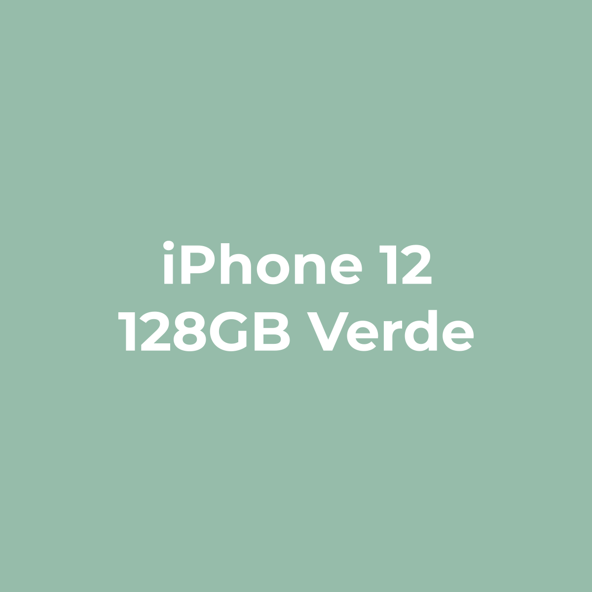 iPhone 12 128GB Recondicionado - Verde