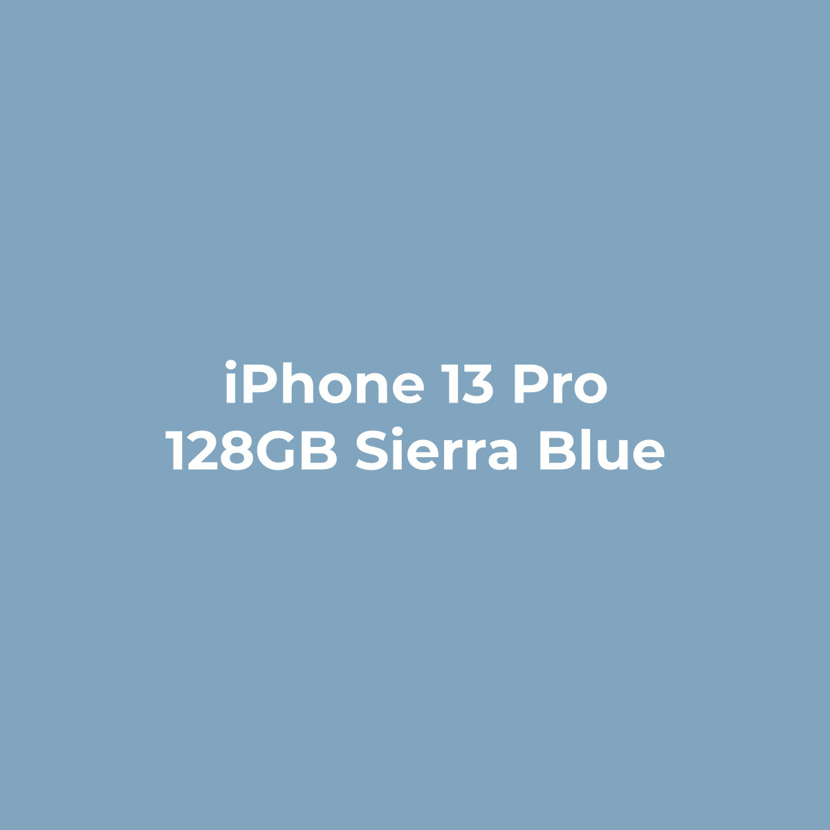 iPhone 13 Pro 128GB Recondicionado - Sierra Blue