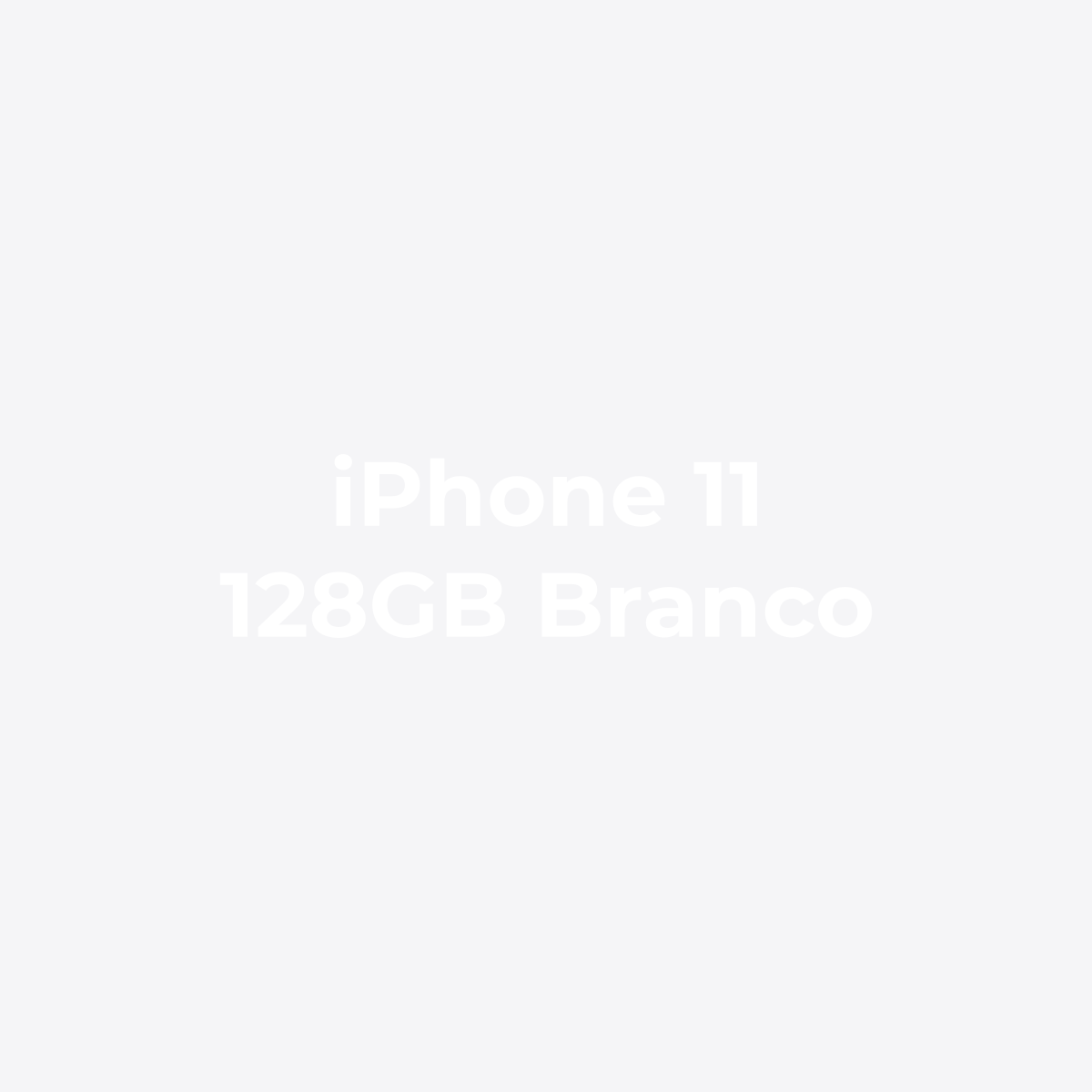 iPhone 11 128GB Recondicionado - Branco