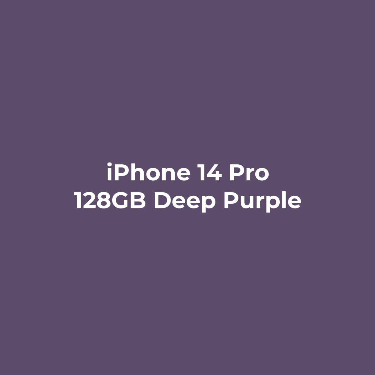 iPhone 14 Pro 128GB Recondicionado - Deep Purple